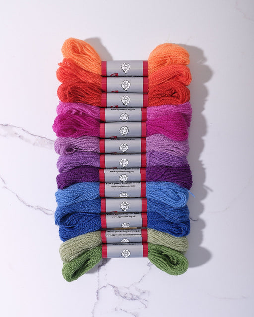 Tropical Bloom – Appletons Crewel Skein Wool Bundle (13 Skeins) - HM Nabavian