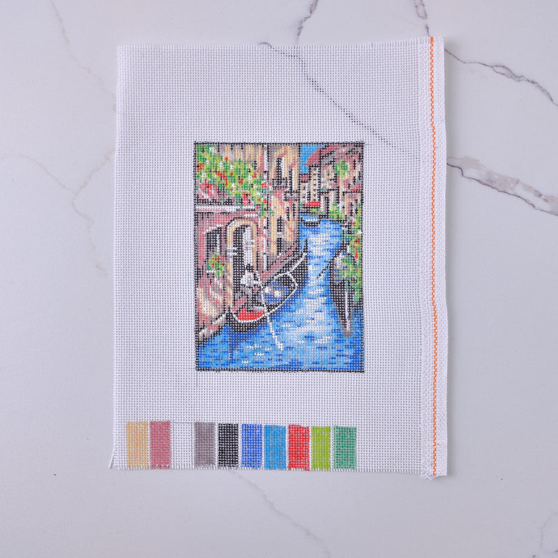 "Venice" - Hand Painted Needlepoint Canvas - HM Nabavian