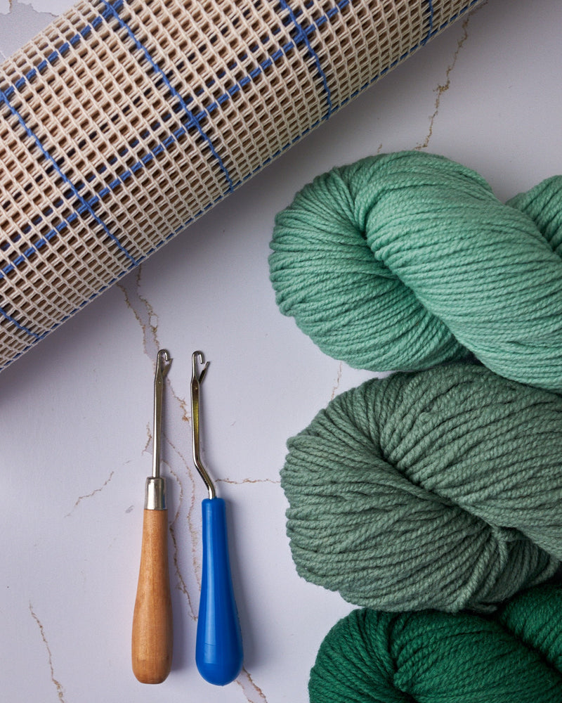 Zweigart - Interlock - Rug Canvas Blue Line - 5 ct (40" Wide - Sold by the foot) - HM Nabavian