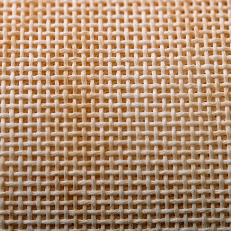 Zweigart Mono Deluxe Vintage Canvas - 18ct - Vintage Brown on Eggshell - Sold by the Foot (40” Wide, Continuous Cut) - HM Nabavian