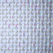 18 ct. Canvas - Zweigart Metallic Opalescent on White - HM Nabavian