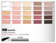 AD® Art Marker Set - Flesh-tone Set FLT 25 - HM Nabavian