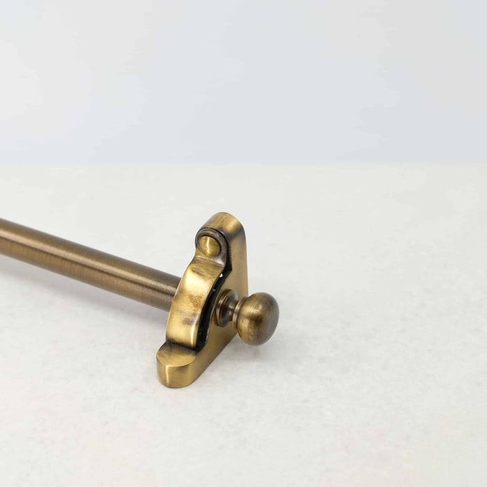 Antiqued Solid Core Brass Stair Rod - HM Nabavian