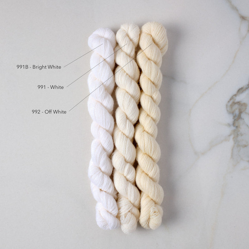 Appletons English Wool Yarn - Whites - HM Nabavian