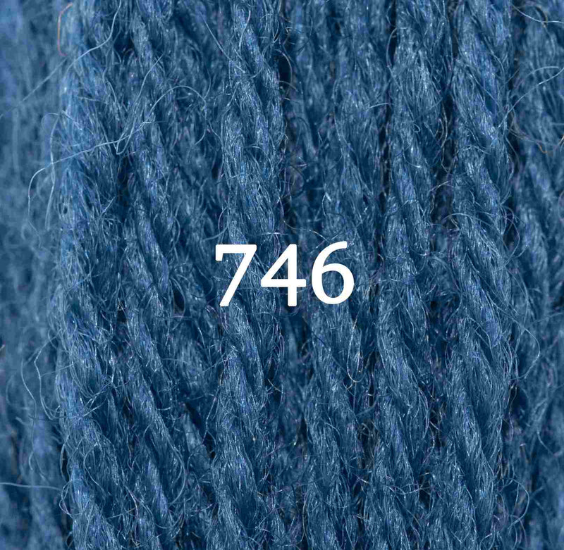 Appletons Wool Yarn - Bright China Blue 741-749 - HM Nabavian