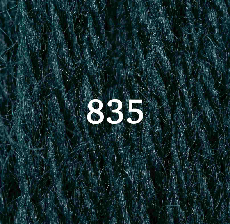 Appletons Wool Yarn - Bright Peacock Blue 831-835 - HM Nabavian