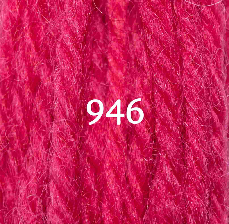 Appletons Wool Yarn - Bright Rose Pink 941 - 948 - HM Nabavian