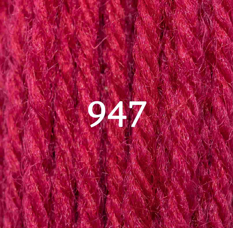Appletons Wool Yarn - Bright Rose Pink 941 - 948 - HM Nabavian
