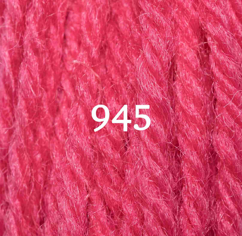 Appletons Wool Yarn - Bright Rose Pink 941 - 948 - HM Nabavian