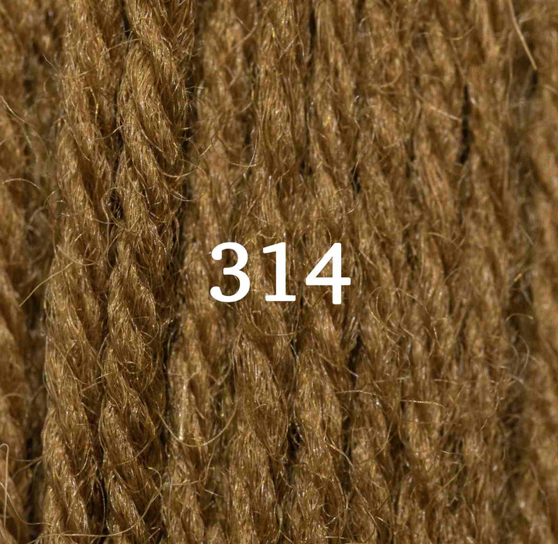 Appletons Wool Yarn - Brown Olive 311 - 316 - HM Nabavian
