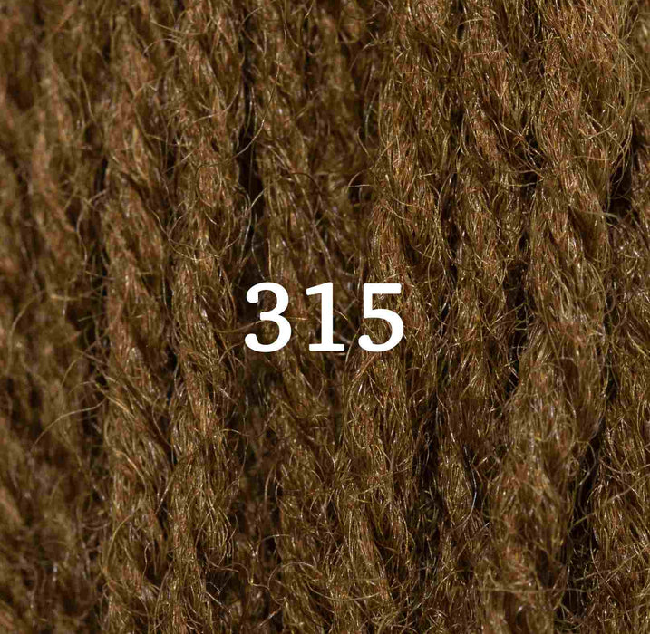 Appletons Wool Yarn - Brown Olive 311 - 316 - HM Nabavian
