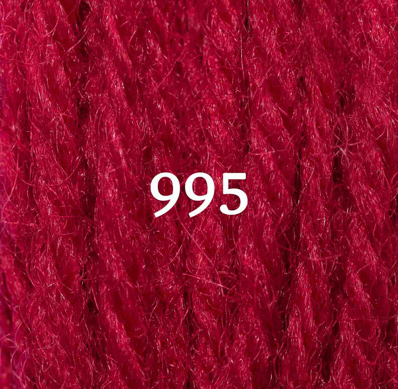 Appletons Wool Yarn - Cherry Red 995 - HM Nabavian