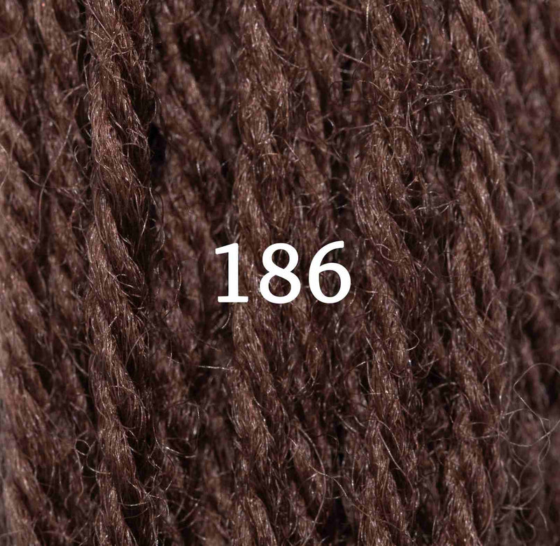 Appletons Wool Yarn - Chocolate 181 - 187 - HM Nabavian