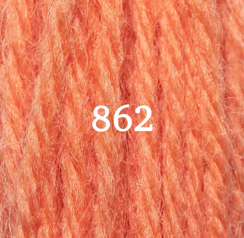 Appletons Wool Yarn - Coral 861 - 866 - HM Nabavian