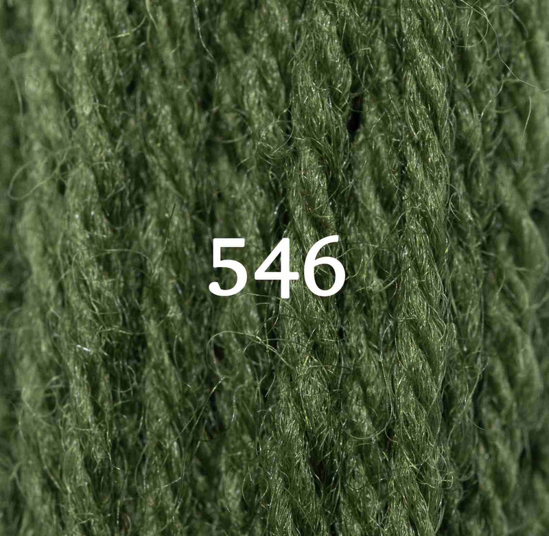 Appletons Wool Yarn - Early English Green 541 - 548 - HM Nabavian