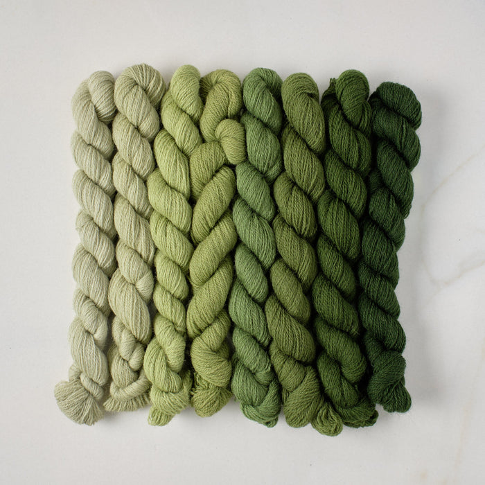 Appletons Early English Green Wool Yarn 541-548