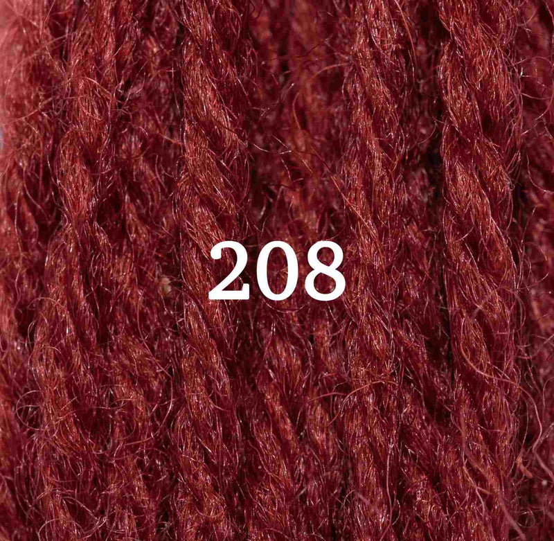 Appletons Wool Yarn - Flame Red 201 - 209 - HM Nabavian