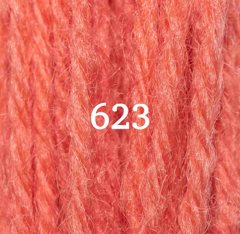 Appletons Wool Yarn - Flamingo 621 - 626 - HM Nabavian