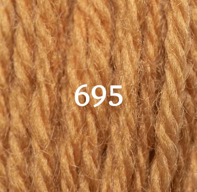 Appletons Wool Yarn - Honeysuckle Yellow 691 - 698 - HM Nabavian