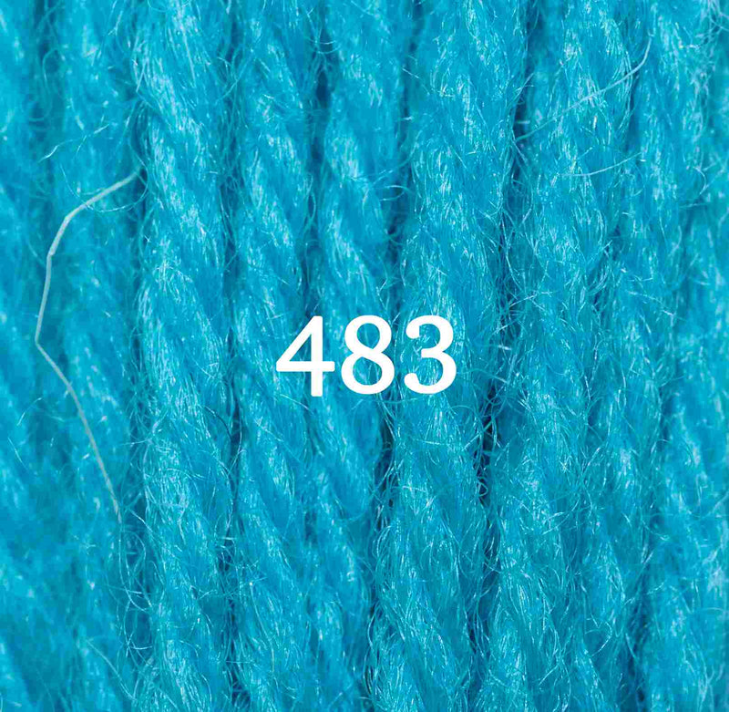 Appletons Wool Yarn - Kingfisher 481-489 - HM Nabavian