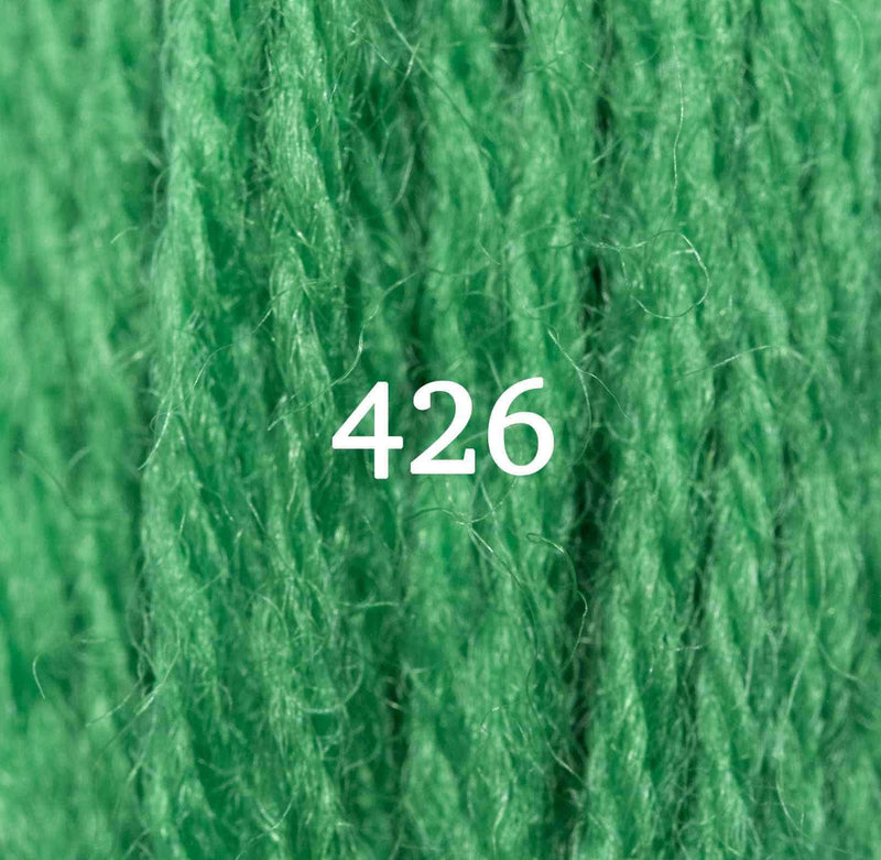 Appletons Wool Yarn - Leaf Green 421 - 429 - HM Nabavian