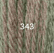Appletons Wool Yarn - Mid Olive Green 341 - 348 - HM Nabavian
