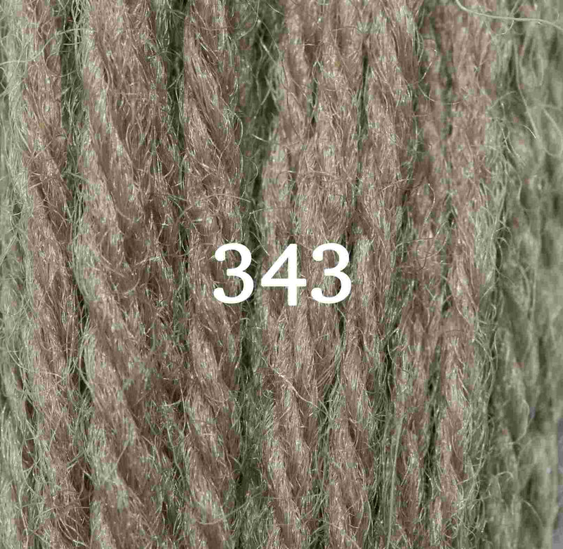 Appletons Wool Yarn - Mid Olive Green 341 - 348 - HM Nabavian