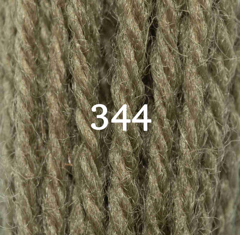 Appletons Wool Yarn - Mid Olive Green 341 - 348 - HM Nabavian