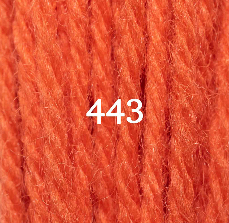Appletons Wool Yarn - Orange Red 441 - 448 - HM Nabavian
