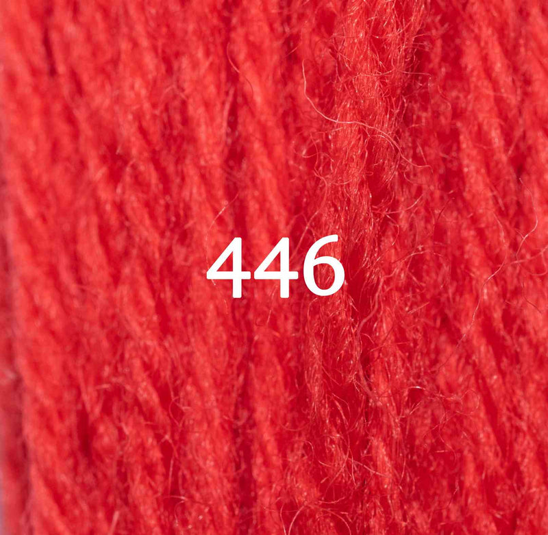 Appletons Wool Yarn - Orange Red 441 - 448 - HM Nabavian