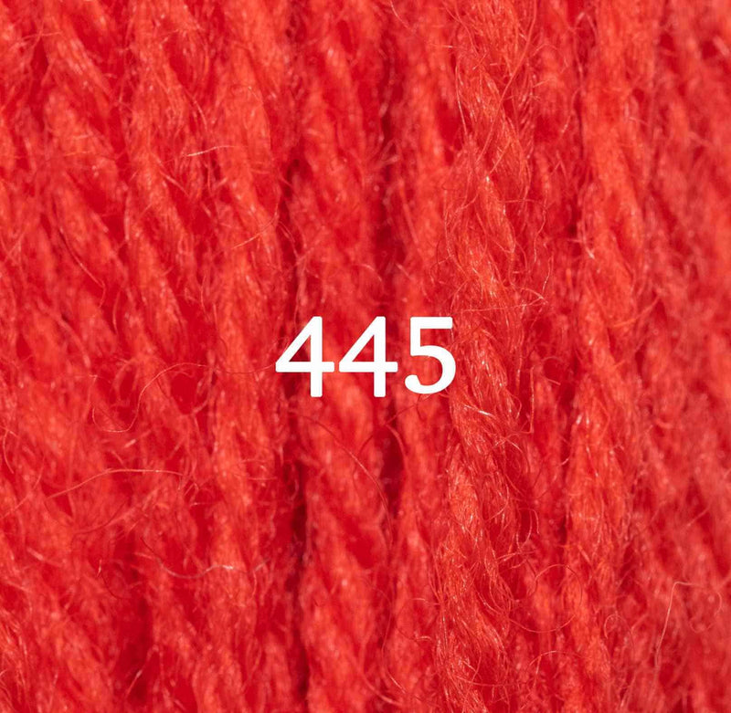 Appletons Wool Yarn - Orange Red 441 - 448 - HM Nabavian