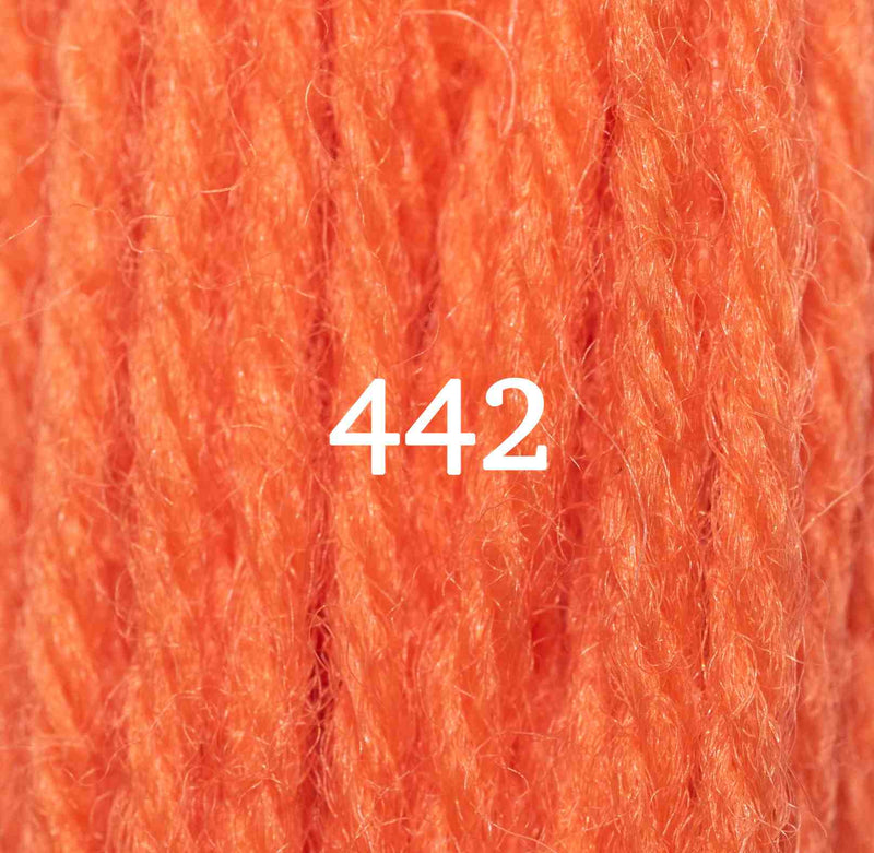 Appletons Wool Yarn - Orange Red 441 - 448 - HM Nabavian