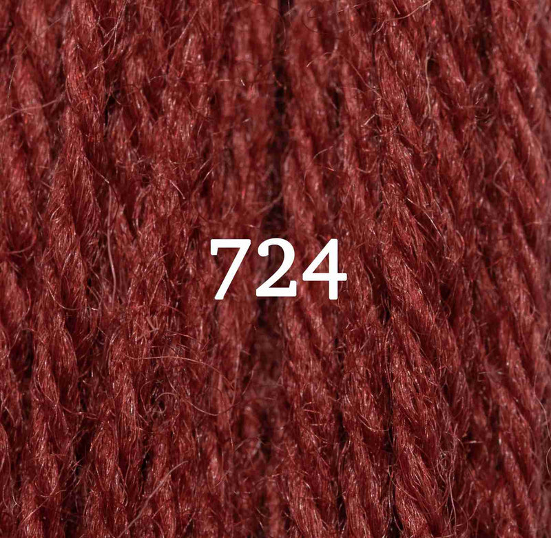 Appletons Wool Yarn - Paprika 721 - 726 - HM Nabavian