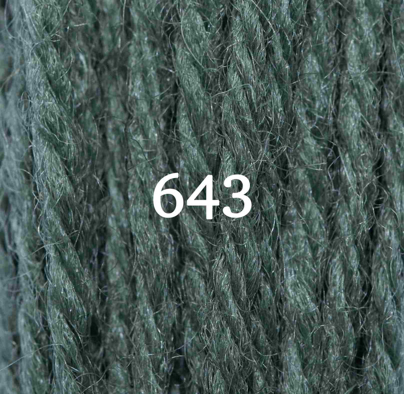 Appletons Wool Yarn - Peacock Blue 641-647 - HM Nabavian