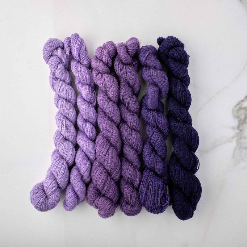 Appletons Wool Yarn - Purple 101 - 106 - HM Nabavian
