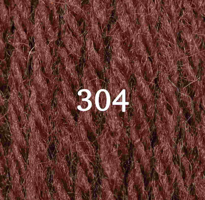 Appletons Wool Yarn - Red Fawn 301 - 305 - HM Nabavian