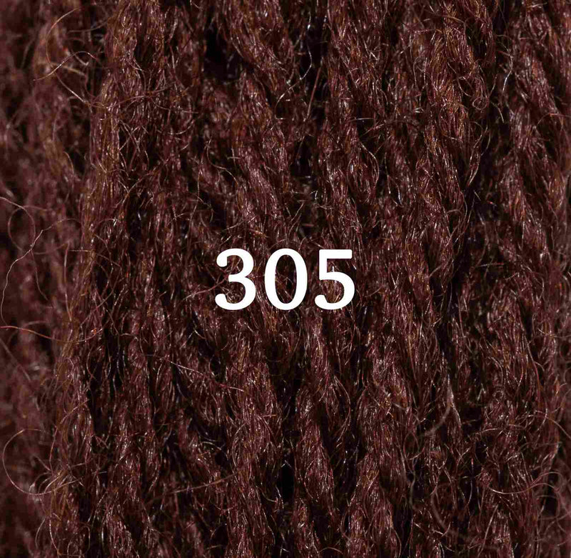 Appletons Wool Yarn - Red Fawn 301 - 305 - HM Nabavian