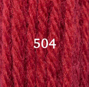 Appletons Wool Yarn - Scarlet 501 - 505 - HM Nabavian