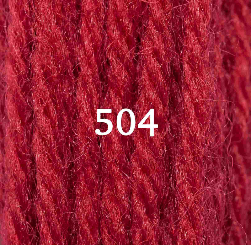 Appletons Wool Yarn - Scarlet 501 - 505 - HM Nabavian
