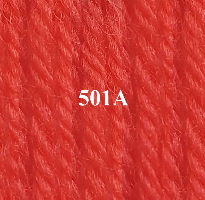 Appletons Wool Yarn - Scarlet 501 - 505 - HM Nabavian
