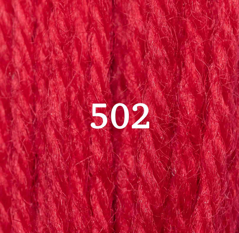 Appletons Wool Yarn - Scarlet 501 - 505 - HM Nabavian