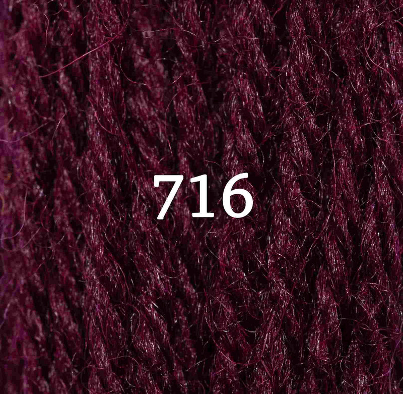 Appletons Wool Yarn - Wine Red 711 - 716 - HM Nabavian
