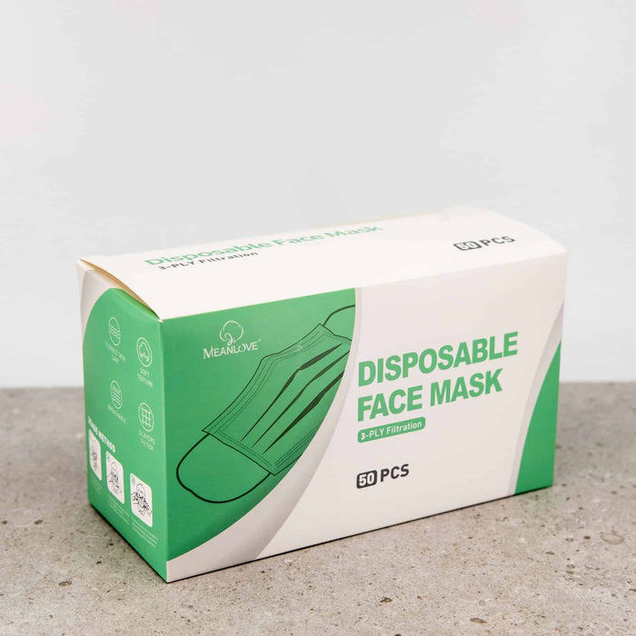 Disposable 3-Ply Face Masks - HM Nabavian