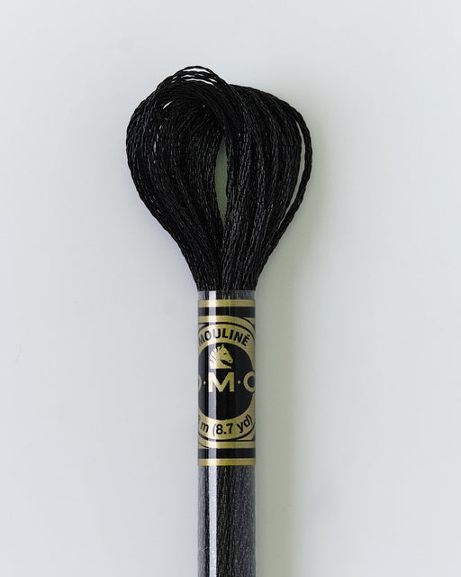 DMC Embroidery Stranded Thread - Mouliné Light Effects - E310 - Metallic Black - HM Nabavian