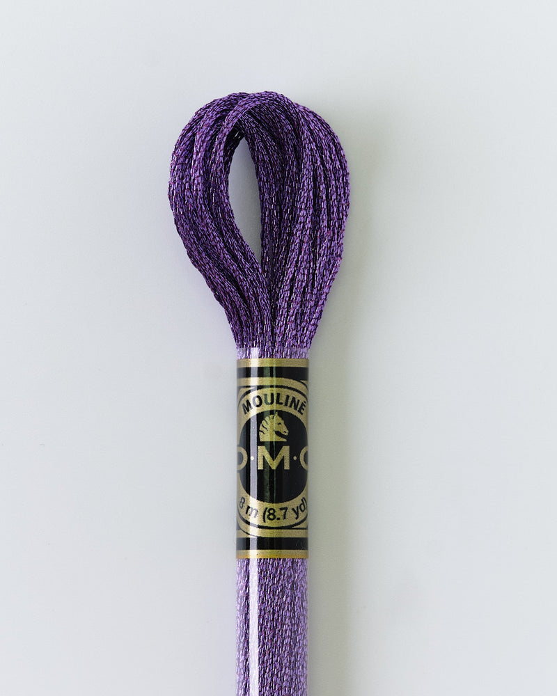 DMC Embroidery Stranded Thread - Mouliné Light Effects - E3837 - Metallic Purple - HM Nabavian