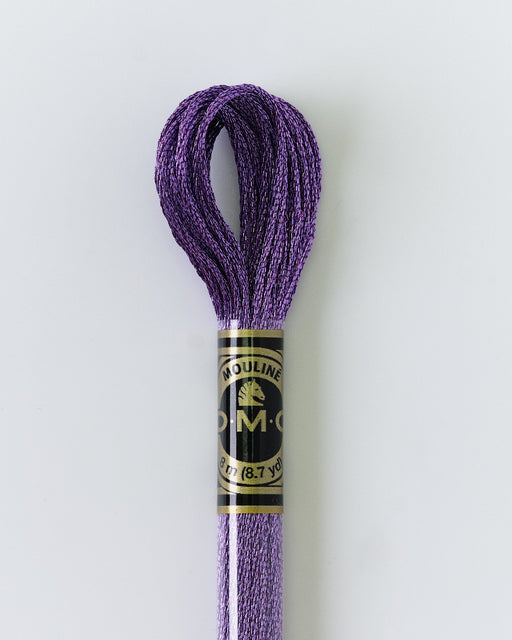 DMC Embroidery Stranded Thread - Mouliné Light Effects - E3837 - Metallic Purple - HM Nabavian