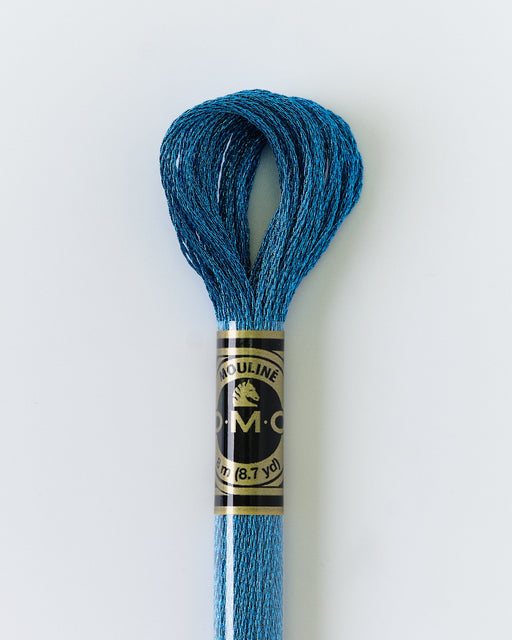 DMC Embroidery Stranded Thread - Mouliné Light Effects - E3843 - Metallic Pool Blue - HM Nabavian