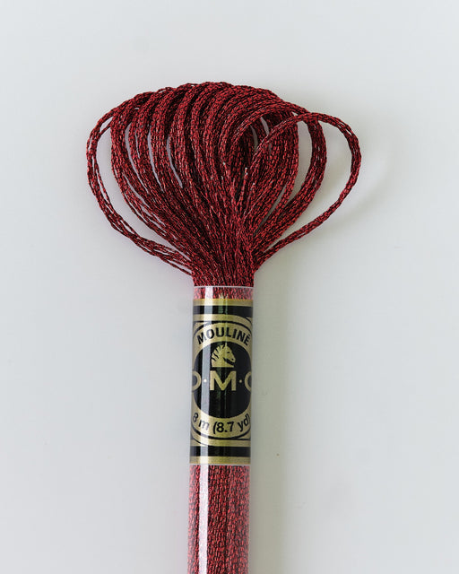 DMC Embroidery Stranded Thread - Mouliné Light Effects - E815 - Metallic Black Cherry - HM Nabavian