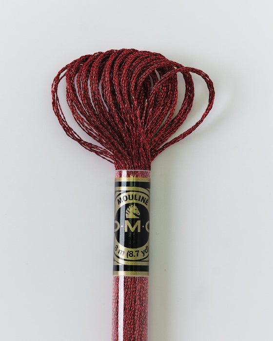DMC Embroidery Stranded Thread - Mouliné Light Effects - E815 - Metallic Black Cherry - HM Nabavian
