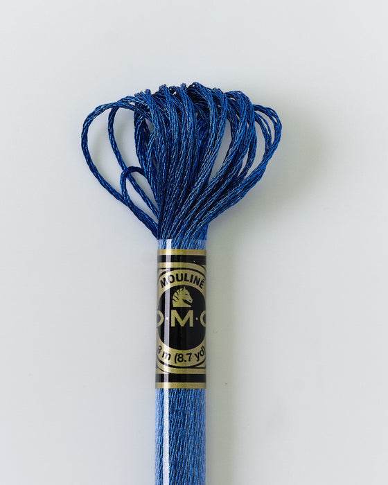 DMC Embroidery Stranded Thread - Mouliné Light Effects - E825 - Metallic Gentian Blue - HM Nabavian